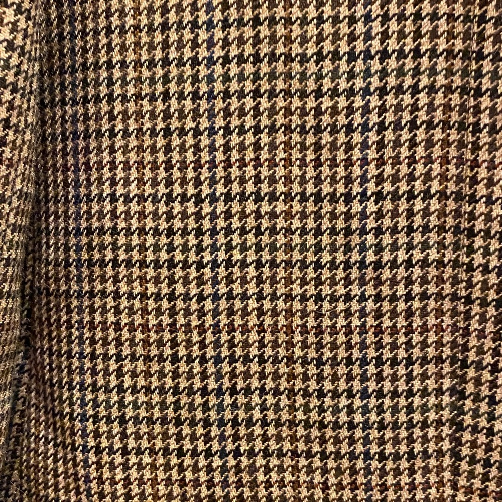 S F Alman Ltd Classic Brown Checkered Men's Blazer - Picture 2 of 5